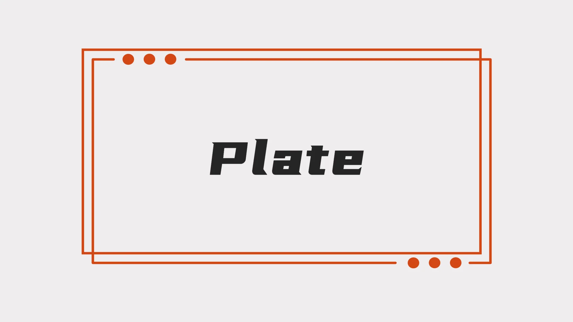 PT750 PLATE