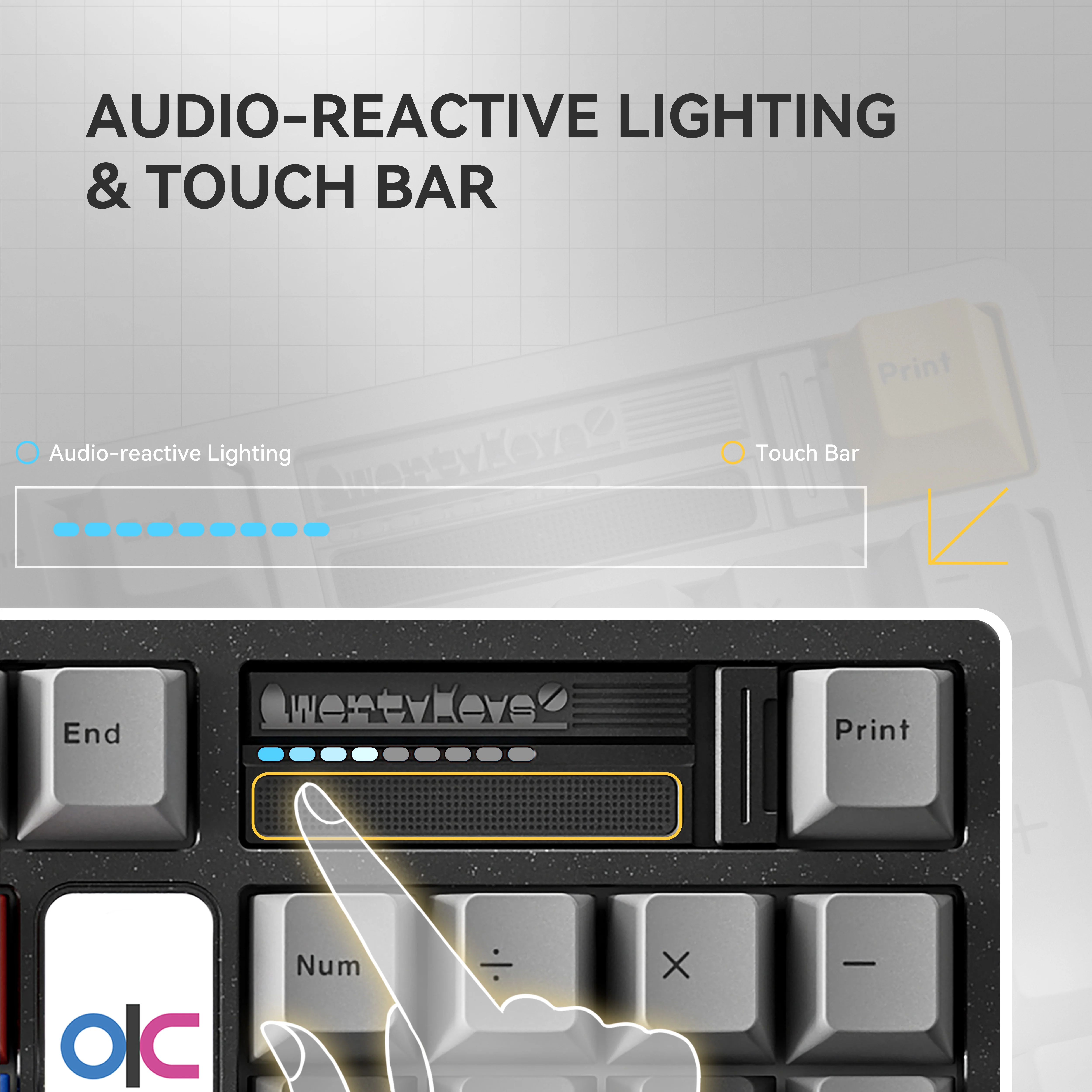 QK100 Mk2 Tri-mode Mechanical Keyboard (Launch on July 24 EDT) - Image 3